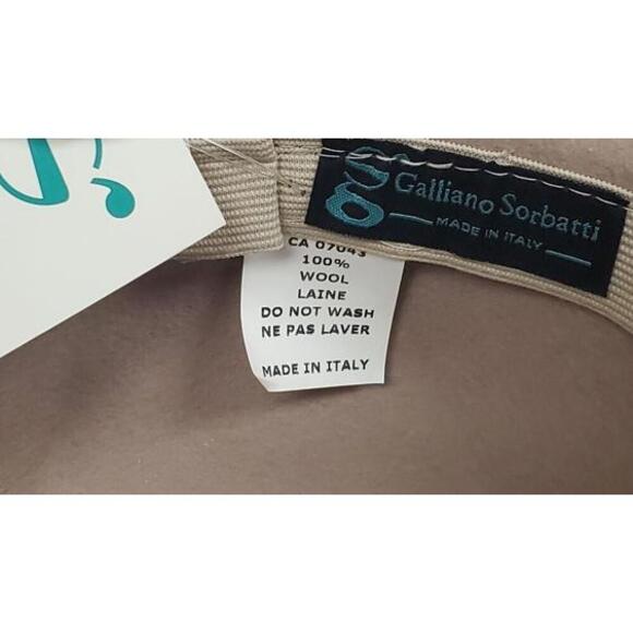 NWT Ladies Cappellificio GS Galliano Sorbatti Italy Wool Bucket Hat - Picture 6 of 6